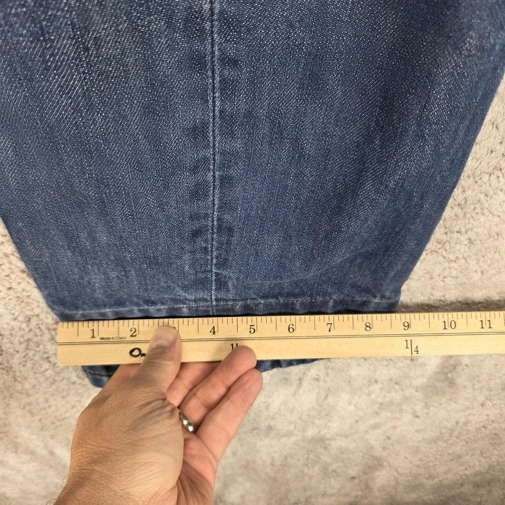 Vintage Levis Engineered Jeans Mens 33x32 Blue Medium Wash Twisted Button Fly